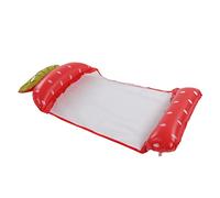 Generic Pool Floats, Beach Floats Inflatable Pool with Strawberry Pattern Foldable Inflatable Water Hammock, Multifunctional Floating Chair, Float Lounger, Strawberry Swim Raft