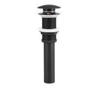 Generic Pop Up Drain Stopper, Brass Sink Drain Stopper with Push Button Operation, for Basin Washbasin Sink Bath Tub Shower Tub
