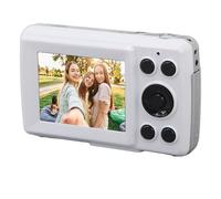 Generic Portable 16MP Digital Camera with Multi Axis Stabilization System, Versatile Vlogging Camera for Graduation Photos, Compact for Personal Selfies, 2.4 Inch Display Screen (White)