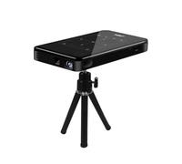Generic Portable 4K DLP LED Mini Projector with WiFi Bluetooth 1080P 8G Theater, Outdoor 3D, Black, HDMI, USB, 3.5mm AUX, 200 ANSI Lumens