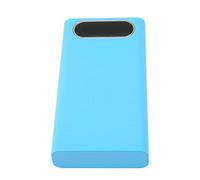 Generic Portable 6x21700 DIY Battery Charger Case with LCD Display for Phone Blue Dual USB Power Bank Box for Traveling