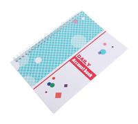Generic Portable Accounting Ledger Book with Coil Binding, Paper and Metal Materials, Versatile Use for Personal and Home Finance Management, Stylish and Simple Design Budget Planner