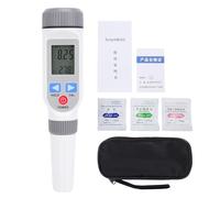 Generic Portable Accurate PH Tester with Auto Shut-Off for Industries, Food, Research Use - PH Meter with Carrying Box/Cover for On-The-Go Testing (-C)