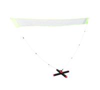 Generic Portable Badminton Net Rack Adjustable Height for Kids and Adults Multi Sport Fun
