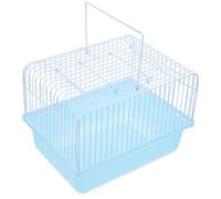 Generic Portable Bird Travel Cage Lightweight Birdcage Easy to Clean Portable Design Abs Material Suitable for Home Use and Travel for Parrots Cockatiels