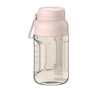 Generic Portable Blender Smoothie Maker 600 or 1200ml USB Rechargeable with 10 Blades for Juice, Milkshake, Protein Shakes (Pink,1200ml)