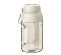 Generic Portable Blender Smoothie Maker 600 or 1200ml USB Rechargeable with 10 Blades for Juice, Milkshake, Protein Shakes (White,1200ml)