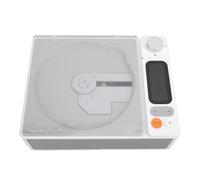 Generic Portable CD Player with LCD Display and Wireless Remote Control for Music Lovers on the Go (White)