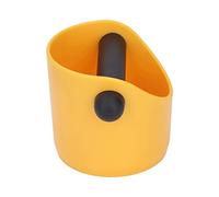 Generic Portable Coffee Knock Box Non Slip Reduce Noise Easy to for Coffee Bar, Plastic Grind Trash Bin for Restaurant (Yellow)