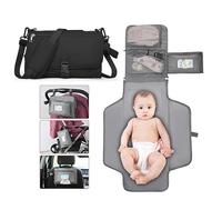 Generic Portable Diaper pad Mommy Bag Waterproof Washable Summer Diaper Pad Baby Diaper Bag (Black)