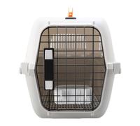 Generic Portable Dog Carrier, Ample of Impact Space of the Plastic Test Box Transport Box in Complete Safety to Be Assembled for the Outside for the (Grey)