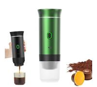 Generic Portable Electric Espresso Machine with 4-6 min Self-Heating, 3 In 1 Portable Coffee Maker, 50 Times for One Charge, Travel Coffee Maker for Camping, Car, Office, Home, Easy to Clean