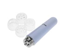 Generic Portable Electric Eye Massager Tool for Puffiness and Dark Circles, Lightweight Abs Plastic with Replacement Head, Mini Cordless Facial Beauty Device Suitable for Home and Office