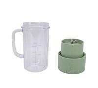 Generic Portable Electric USB Rechargeable Blender Cup for Kitchen Office Gym Light Green, Ideal for Busy Commuters and Office Workers
