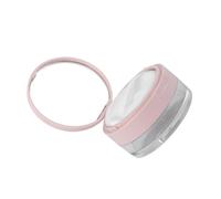 Generic Portable Empty Loose Powder Box with Puff and Mirror Anti-leakage Makeup Powder Case for Women Cosmetic Holder Refillable Compact for Travel Office Daily Use