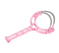 Generic Portable Face Hair Epilator Gentle Removal Device for Quick and Painless Hair Removal, Ideal for Lips, Compact and Durable Plastic Spring Tool for On-the-Go Beauty Care (Pink)