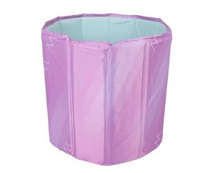 Generic Portable Foldable Bath Tub 7 Insulation Layers Easy Assembly for Athletes Home Sports PVC Mesh Cloth (70cm)