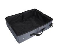 Generic Portable Folding Cat Litter Box -proof Easy to Clean for Travel Cat Litter Tray Camping Road Trips (L)