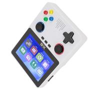 Generic Portable Game Player, Handheld Retro Game Console, Supports 11 Simulator , 3.5-inch IPS Screen for the Interior (White)