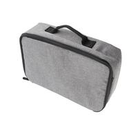 Generic Portable Gray Projector Bag Heavy Duty Nylon Fixed Projector for Travel Compatible with Most Major Projectors, Sturdy Handle for Easy Carrying 13.6x7.9x4in