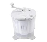 Generic Portable Hand Crank Washing Machine, Manual Compact Washer Space & Labor Saving for Dormitory Apartment Camping Travel Rv Life Daily Small Item Cleaning Outdoor