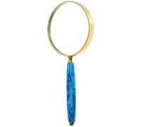 Generic Portable Handheld Magnifier Glass 8x Magnifying Glass for Reading with Great Magnification Effect and Material European Style Delicate Appearance for Exploring the Mysteries