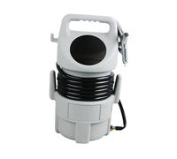Generic Portable High-Performance Sandblasting Machine with 4 Nozzles and 4.5 M Hose, Compressed Air Sandblasting Machine, Gray