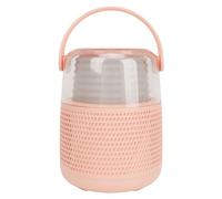 Generic Portable Karaoke Machine, Handheld Wireless Karaoke Loudspeaker Long Standby -time Easy to Use Stable Transmission for Children for Birthday Party (Pink)