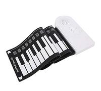 Generic Portable Keyboard Piano, Portable Piano Roll Up Keyboard With 16 Built in Tones Electric 49 Keys Folding USB Rechargessable Roll Up for