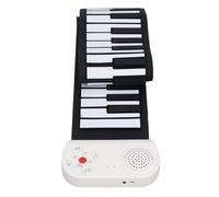 Generic Portable Keyboard Piano, Portable Piano Roll Up Keyboard with Built in Speakers 49 Keys Hand Roll Up USB Charging Electric for Beginners Learning