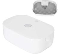 Generic Portable Mini Clothes Dryer Box, White, ABS Plastic, 3 Mode Hot Air Drying Machine with UV Pasteurization, Double-Layer Storage, Waterproof Frame, 29.9x19.9x11cm