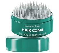 Generic Portable Mini Hair Brush for Travel with Teeth Design Made of Sturdy Abs and Materials and Scalp Massage Function and Daily Hair Care for Women