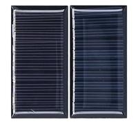 Generic Portable Mini Solar Cell Polycrystalline Silicon Weatherproof 0.25W 5V 2Pcs for Solar Toys Lamps