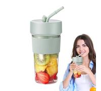 Generic Portable Mixer - USB Fruit Juice Mixture 350ml, Portable Straw Design Mixer for Tremors and Smoothies | Personal Travel Mixer with 6 Blades,