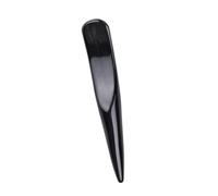 Generic Portable Ox Horn Scraping Horn Stick Lightweight Body Massager with Acupuncture Function for Home and Travel Use Black Scraping Rod Massage Tool