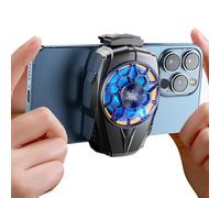 Generic Portable Phone Cooler - Rechargeable, Low Noise, Fast Heat Dissipation, Clip-On Fan for Mobile Gaming, Video Streaming