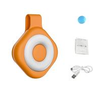 Generic Portable Phone Fill Light Magnetic LED Work Light for Reading Night Jogging and Emergency 6 Lighting Modes (Orange)