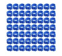 Generic Portable Pigeon Foot Rings Suitable for Poultry Operations Management and Breeding 100 Pcs Lightweight Plastic Bird Identification Leg Bands for Pet Birds and Pigeons