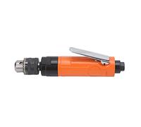 Generic Portable Pneumatic Rock Drill, Pneumatic Air Tapper Straight Air Drill Tool 3/8in Straight Handheld Drilling Machine with Reduction Gear (EU Style)