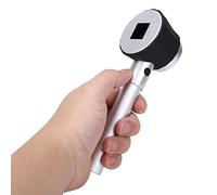 Generic Portable Pocket LED Magnifying Glass with Scale 10X Mini Magnifier Loupe for Observing, Aluminum Alloy Material, Suitable for Jewelry Shop