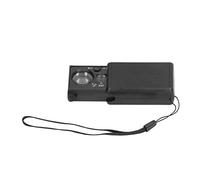 Generic Portable Pull Out Jewelers Loupe with LED Light 30X 60X Optical Glass Magnifying Glasses for Money Detection