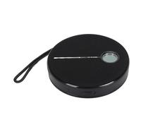 Generic Portable Rechargeable CD Player Speaker for Home Car Outdoor Music Lovers, ABSCD Format, Black