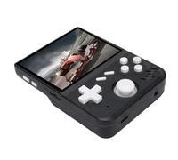 Generic Portable Retro Handheld Game Console, 3D Joysticks Electronic Gaming Player Supports 60+ Emulators, 3.5 Inch Screen, for MD, MAME, CPS, SMD (Black Transparent)