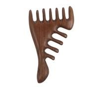 Generic Portable Sandalwood Scalp Massage Comb Lightweight Wooden Hair Brush for Travel Daily Use Authentic Sandalwood for Aromatic Relaxation and Scalp Care