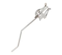 Generic Portable Saxophone Music Score Holder Clip Silver Metal Music Sheet Folder for Alto Sax Compact Marching Band Lyre Accessory