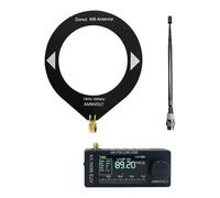 Generic Portable SI4732 DSP Radio 150kHz-30MHz Mini Pocket with IPS High-definition Screen Full-Band Pocket Size Digital Radio AM FM LSB USB Modes Receiver (Metal)