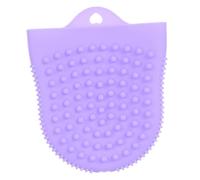 Generic Portable Silicone Face Cleansing Brush Glove Shape Comfortable to Hold Pore Deep Cleansing Brush Manual Exfoliating Tool for Women Facial Care