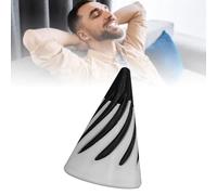 Generic Portable Spiral Cone Stress-Relief Toy for Office School Home, Impossible Pyramid Desktop Decoration for Anxiety Relief, ABSSize: Approx. 3.4 X 4.7cm / 1.34 X 1.85in (Black White)