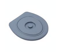 Generic Portable Toilet Seat Travel Commode Bucket Fit Odor Isolating Lid Heavy Duty PVC Construction Suitable for Outdoor Tasks Construction Sites Camping, S, with Lid