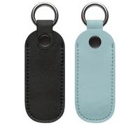 Generic Portable USB Flash Drive Case, 2 Pieces Protective Cover, PU Leather, 3.5 x1.2 Inch